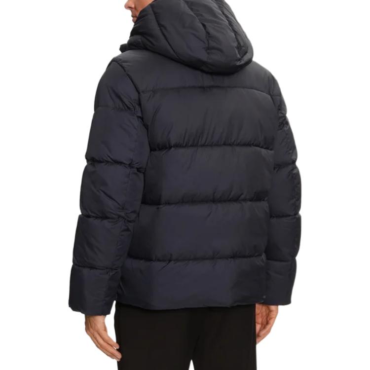 Куртка Calvin Klein Hooded Puffer, темно-синий — фото 4