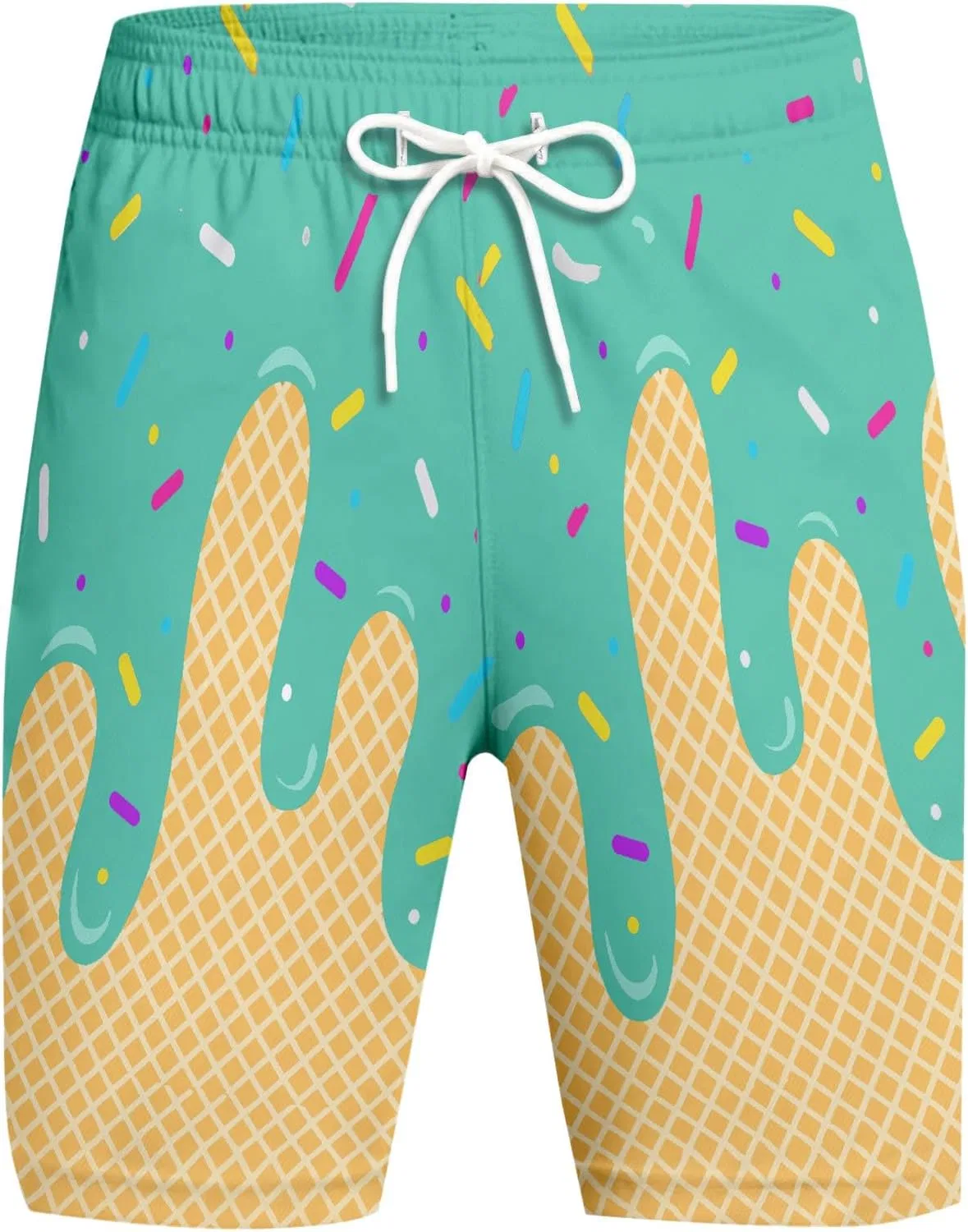 Шорты баскетбольные Ice Cream Drip, Mint Green — фото 3