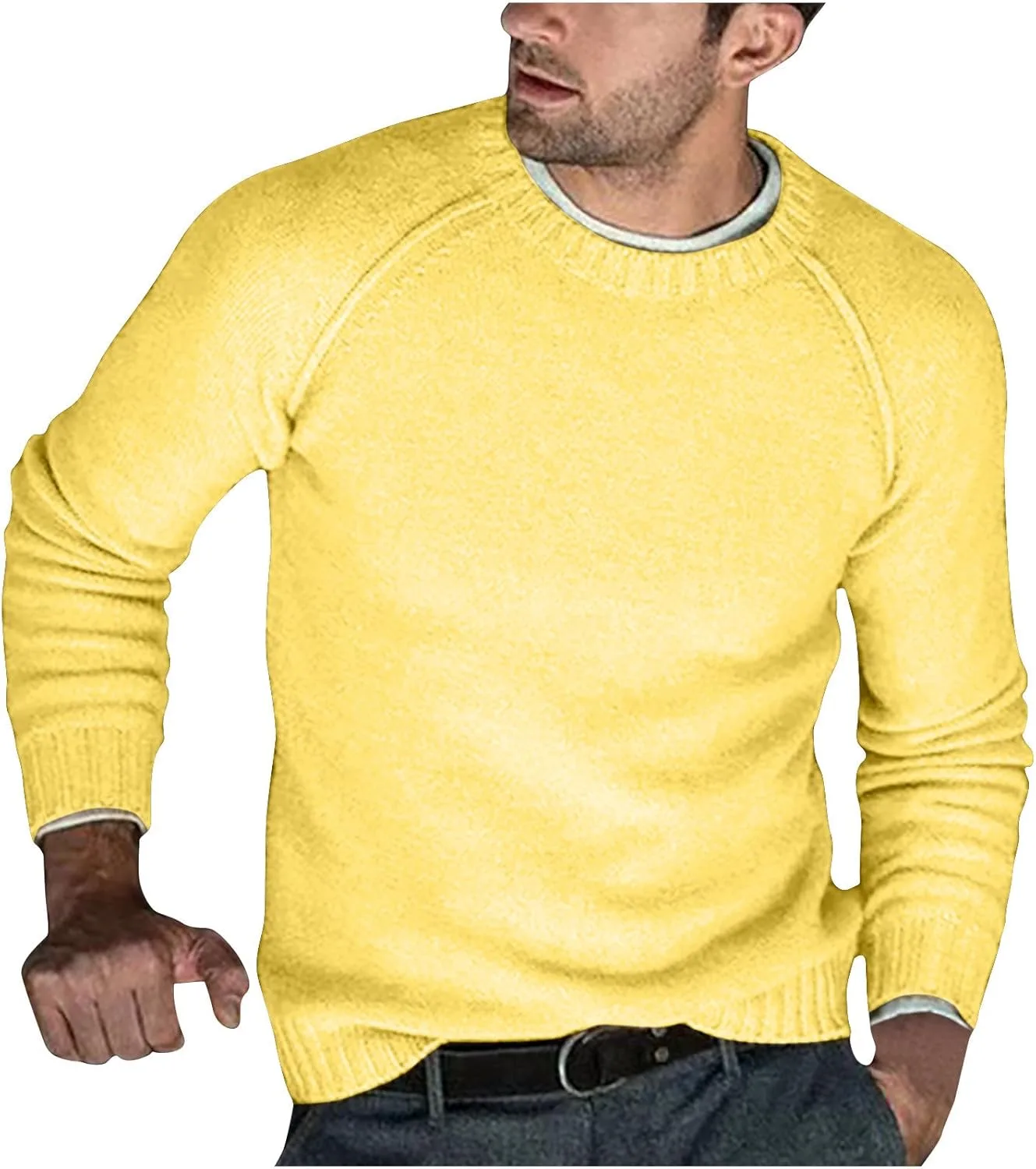 

Свитер Dgoopd мужской, вязаный, с длинным рукавом