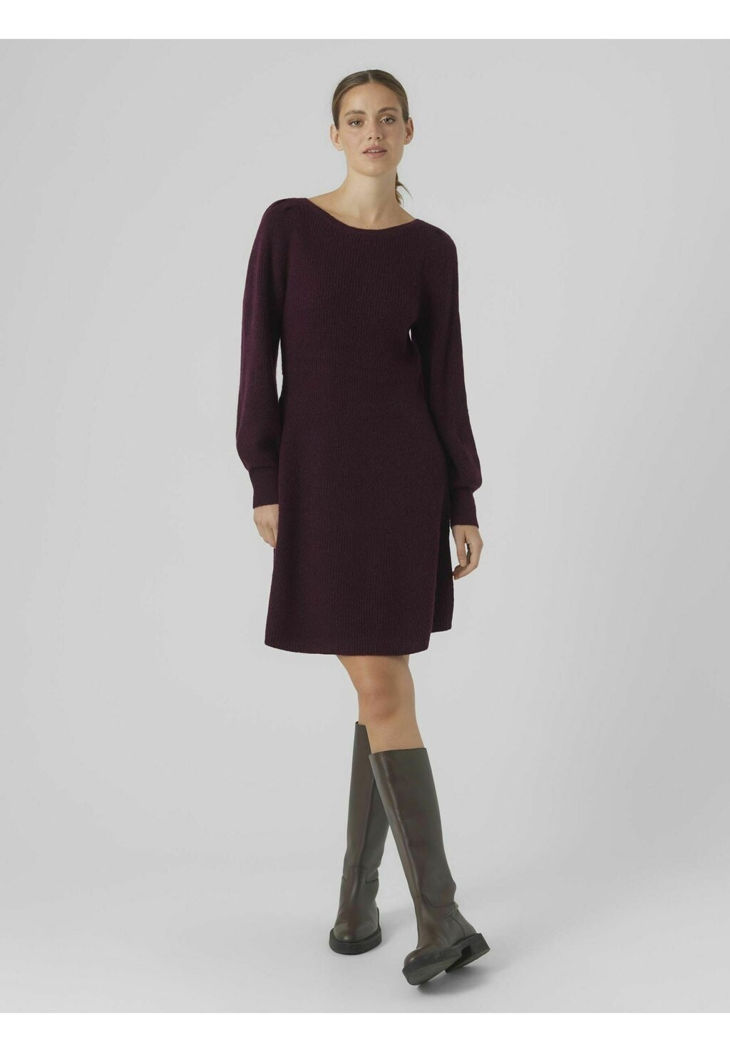 

Платье-джемпер VMFLAVOUR Vero Moda, Бордо