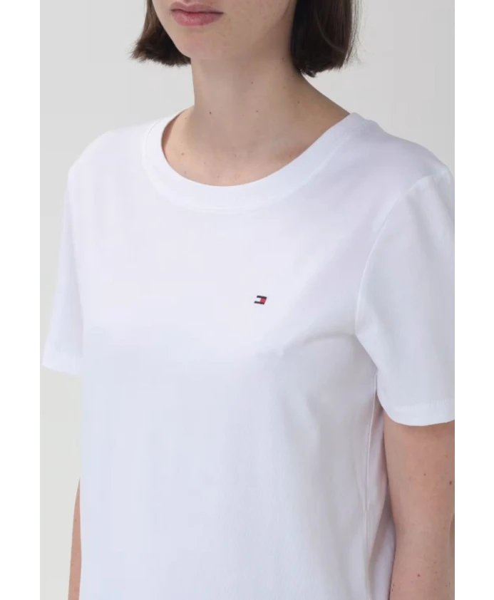 Современная обычная футболка c-nk Tommy Hilfiger, белый — фото 4
