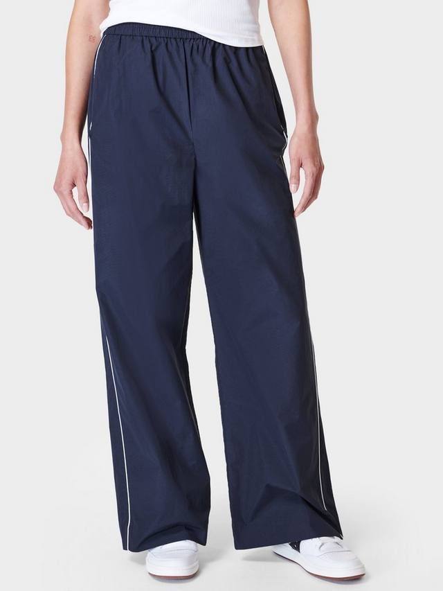 

Широкие брюки в виде ракушки Sweaty Betty, цвет Navy Blue