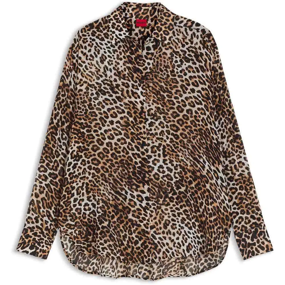 

Рубашка с длинным рукавом HUGO 50548396, коричневый