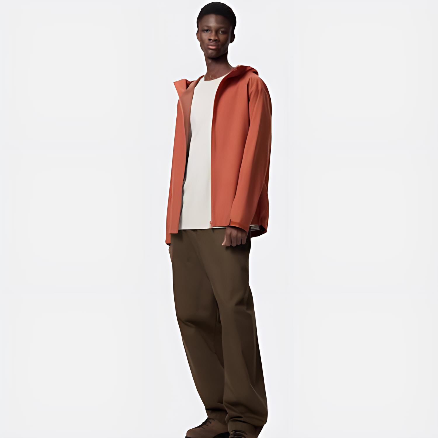 UNIQLO Куртка мужская оранжево-коричневая, 27 Orange Umber — фото 4