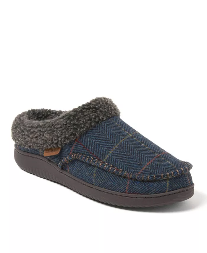 

Мужские мокасины Marshall из микрозамши, домашние тапочки Dearfoams, синий