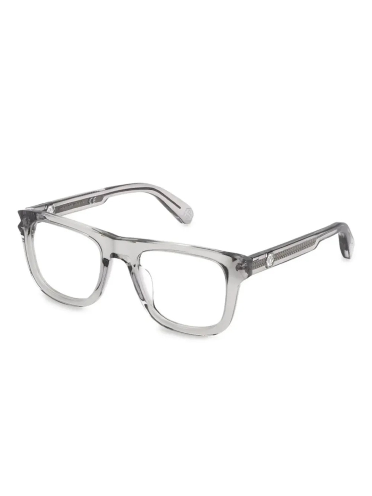 

Очки Philipp Plein Eyewear transparent frames, серый