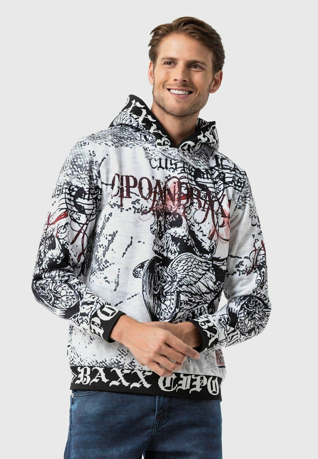 

Толстовка Hoodie Cipo & Baxx, белый