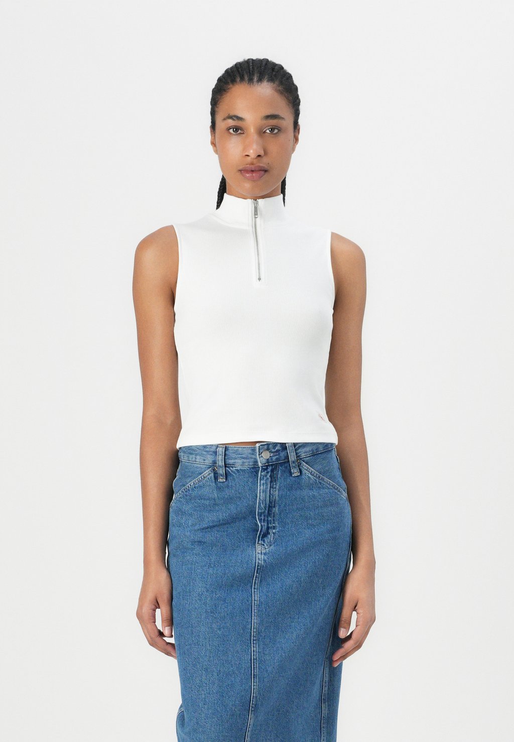 

Топ WOVEN LABEL Calvin Klein Jeans, белый