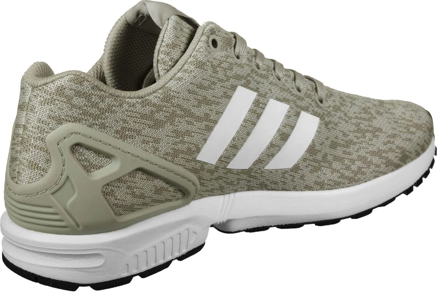 Мужские беговые кроссовки Adidas Zx Flux, Sesame Brown Ftwbla Negbas — фото 2
