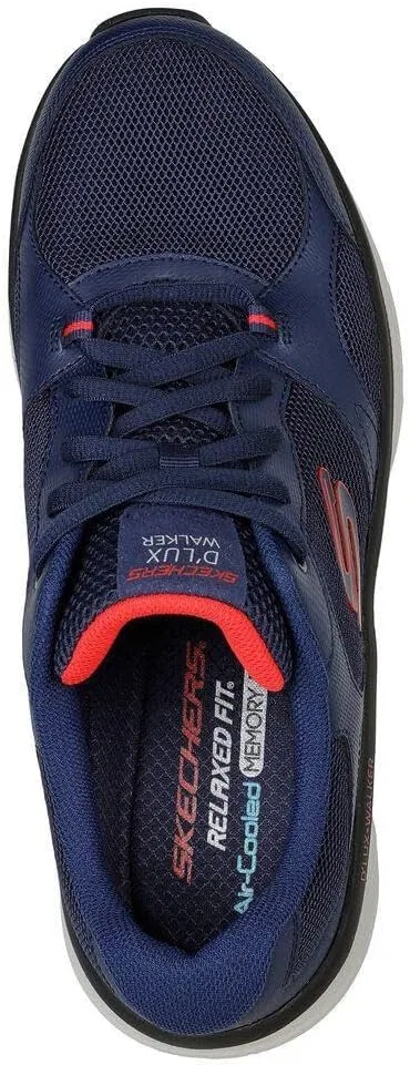 Мужские кроссовки Skechers Relaxed Fit D'Lux Walker - Mainstream, темно-синего цвета, размер UK — фото 2