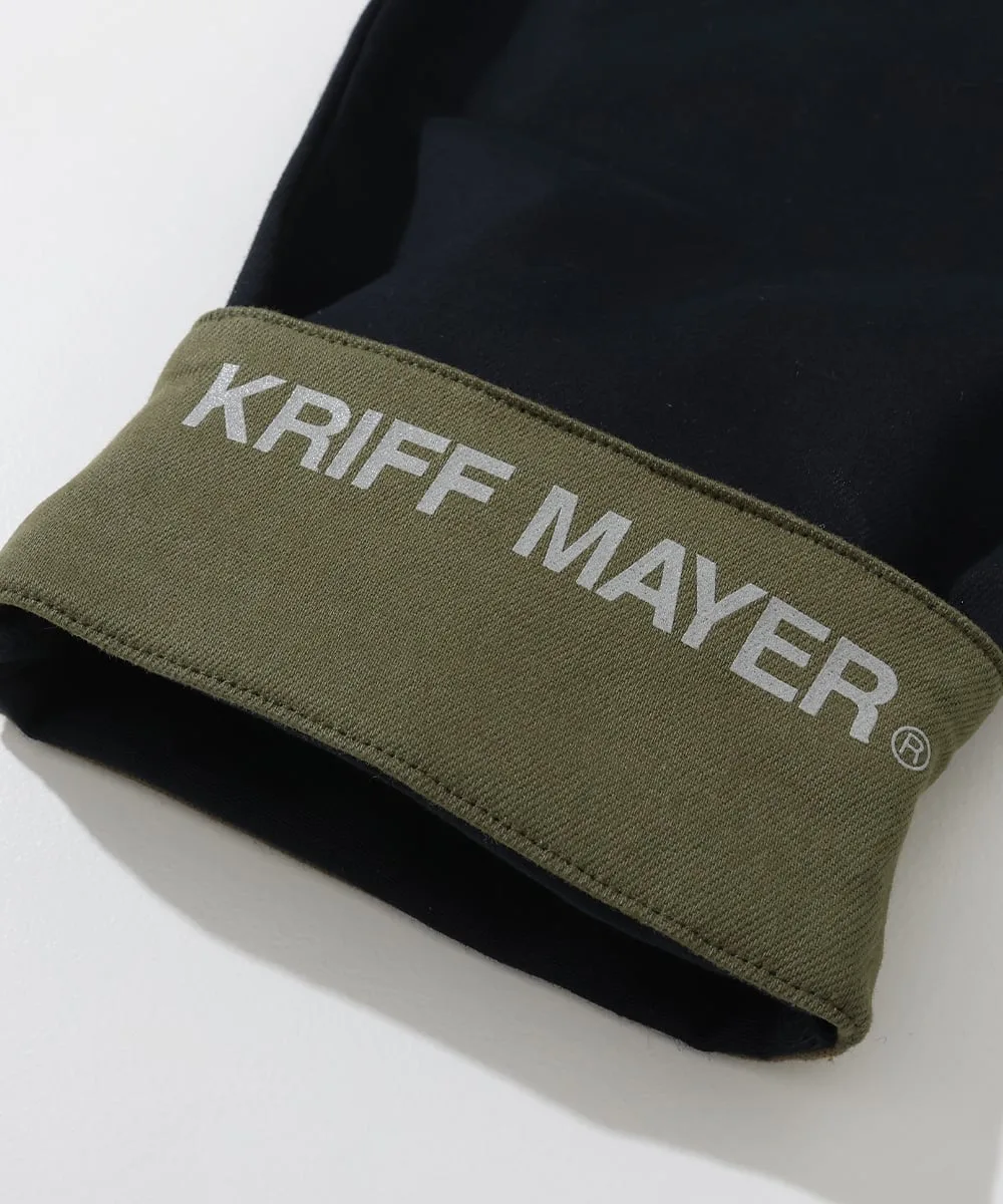 (K) Хлопковые брюки без подола KRIFF MAYER, NAVY — фото 4