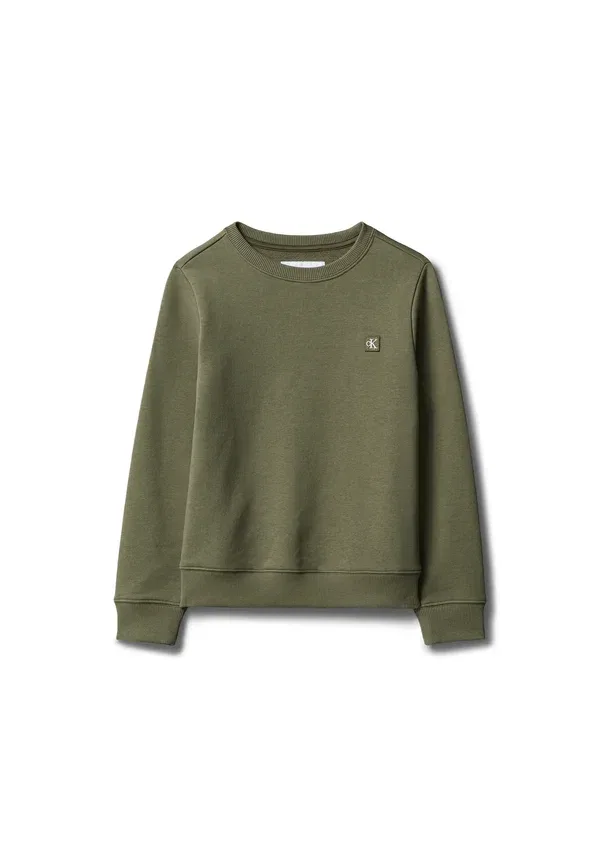 Толстовка Calvin Klein Jeans Mini Badge Sweatshirt, пыльно-оливковый — фото 4