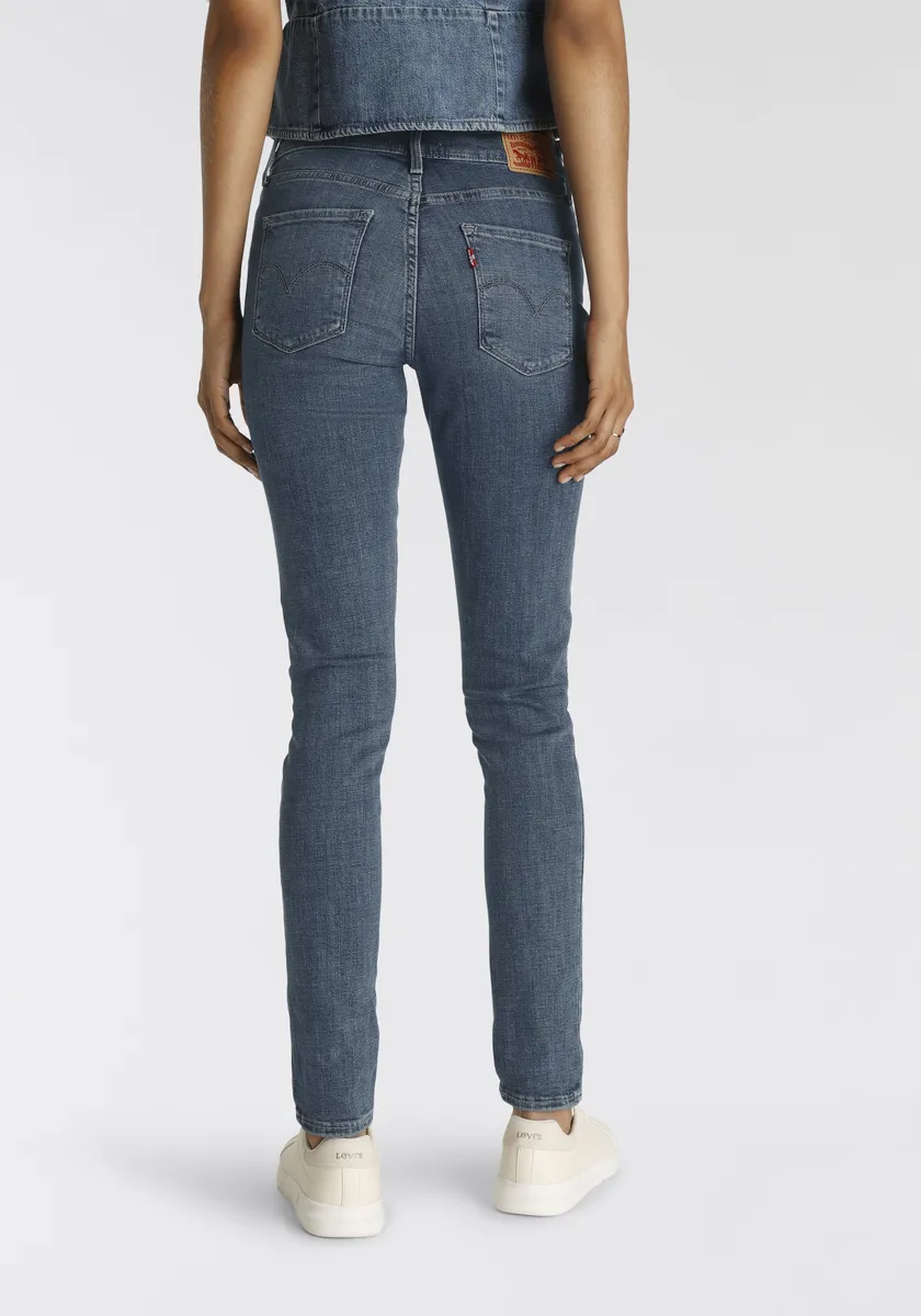 Джинсы Levi's узкого кроя "311 Shaping Skinny", модель с 5 карманами, джинсовый — фото 3