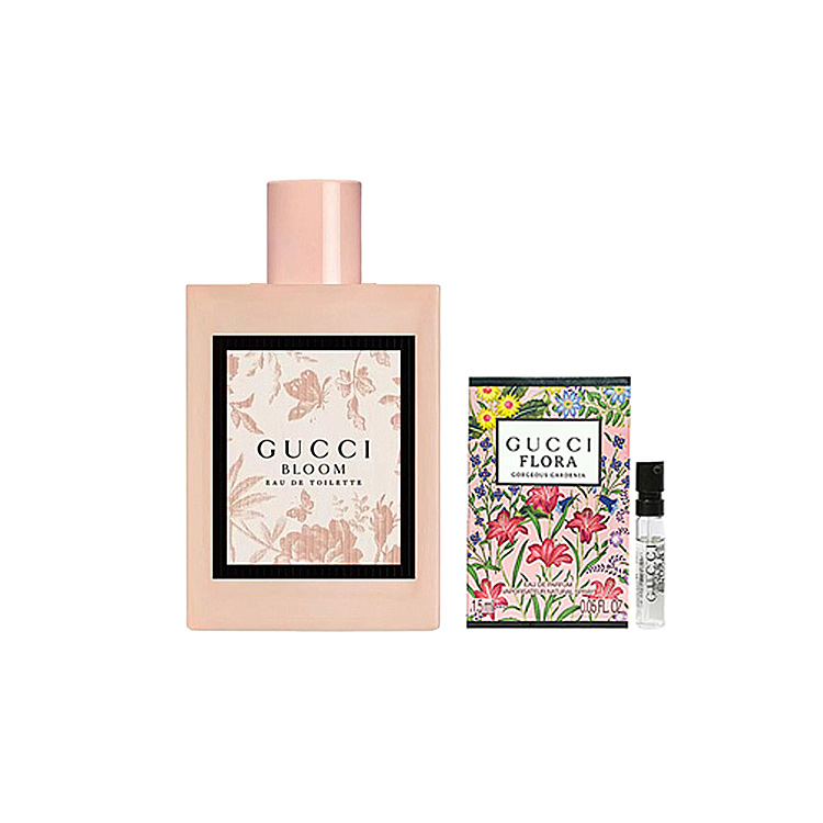 Flora Glow женская туалетная вода +Dreamy Jasmine/Dreamy Gardenia 1,5 мл стойкий аромат парфюмерная композиция GUCCI — фото 4