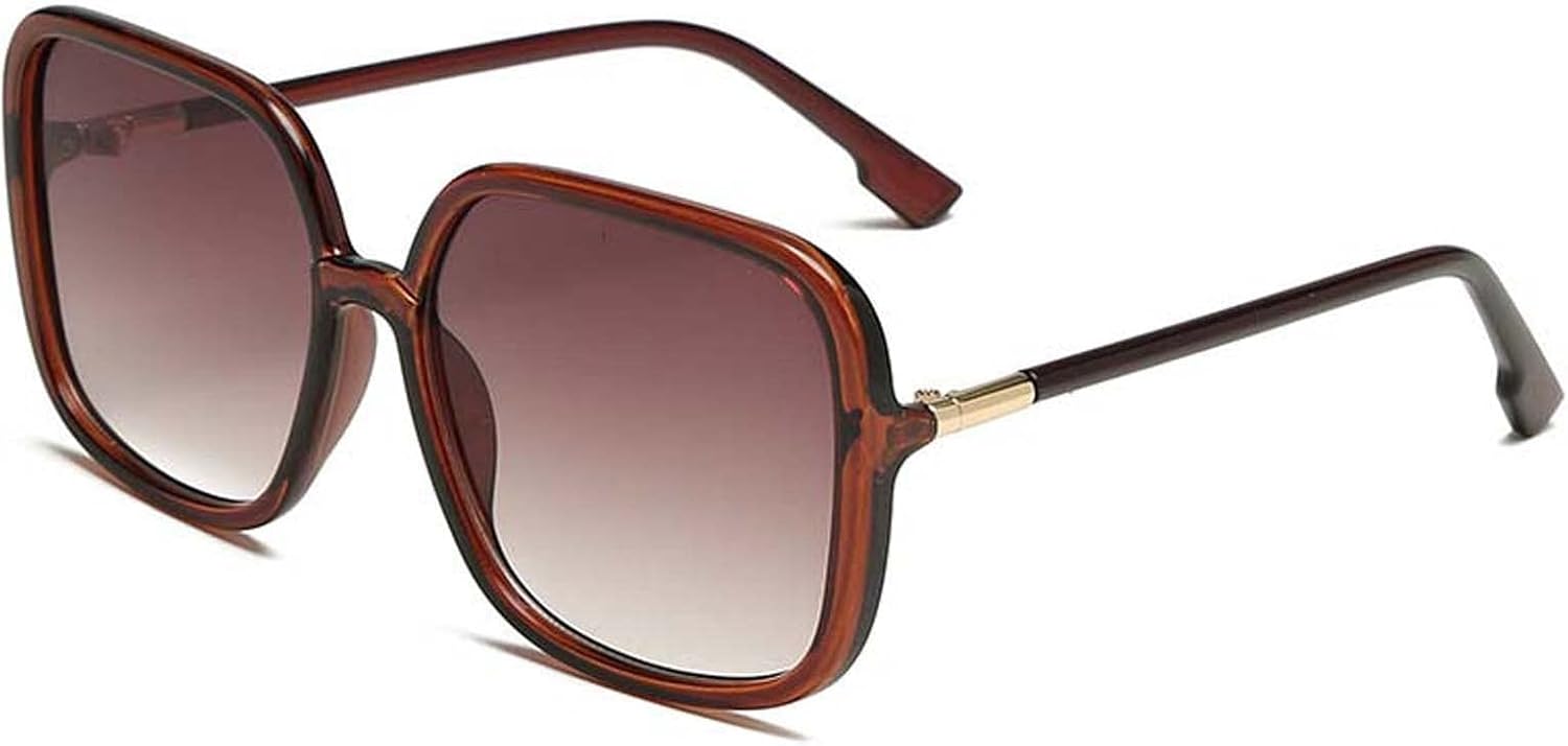 

Солнцезащитные очки с крупной оправой для мужчин и женщин, идеально подходящие для отдыха на природе и отпуска, а также для прямых трансляций интернет-знаменитостей MTZJH, F