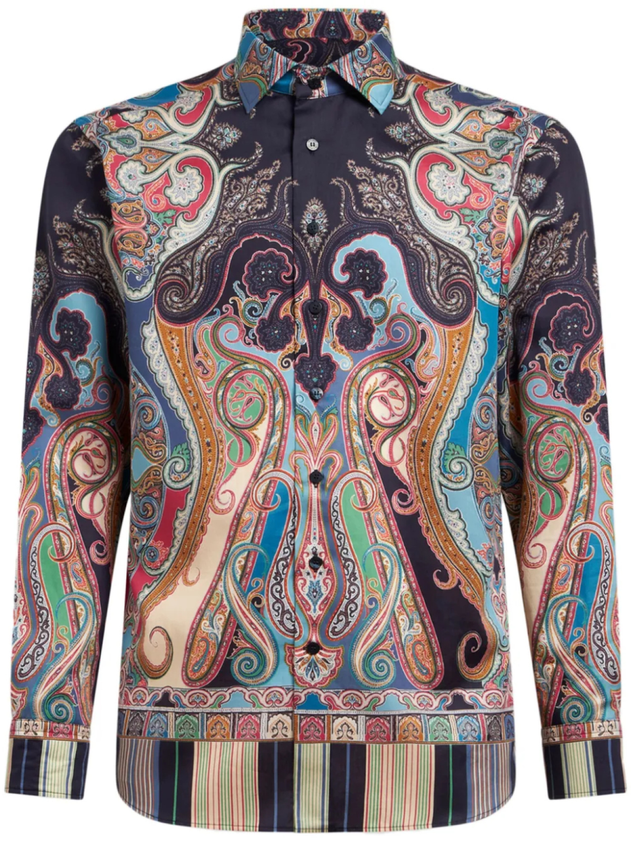 

ETRO рубашка с принтом пейсли, синий