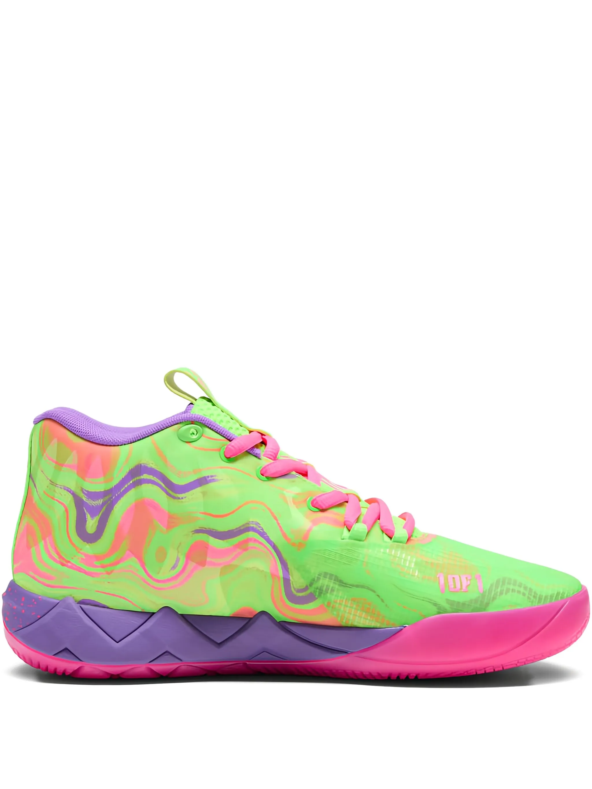 

Кроссовки MB.01 Inverse Toxic Glimmer/Knockout Pink-Green Puma, розовый