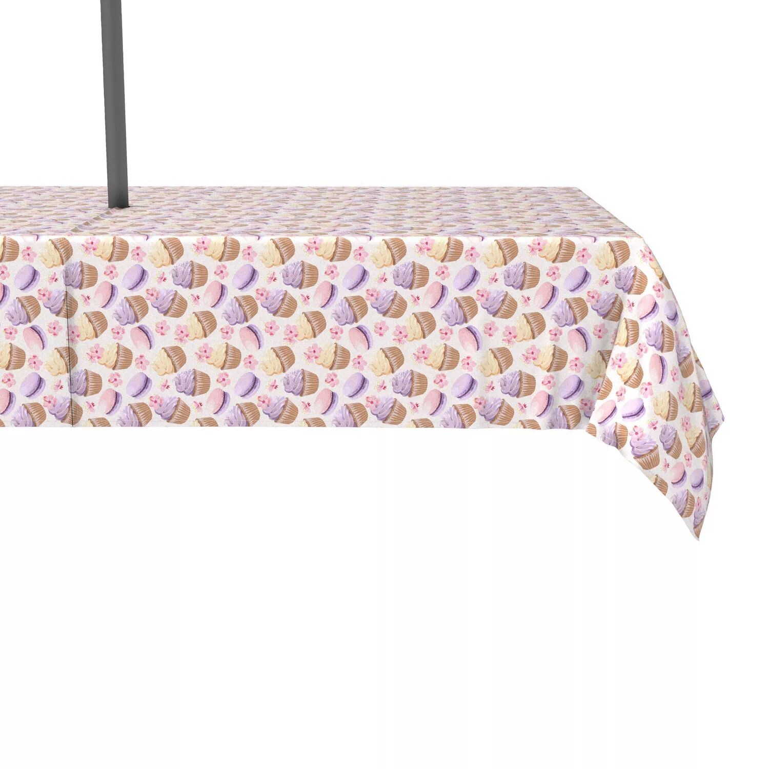 

Водоотталкивающая, для улицы, 100% полиэстер, 60x84 дюйма, Violet Sweets
