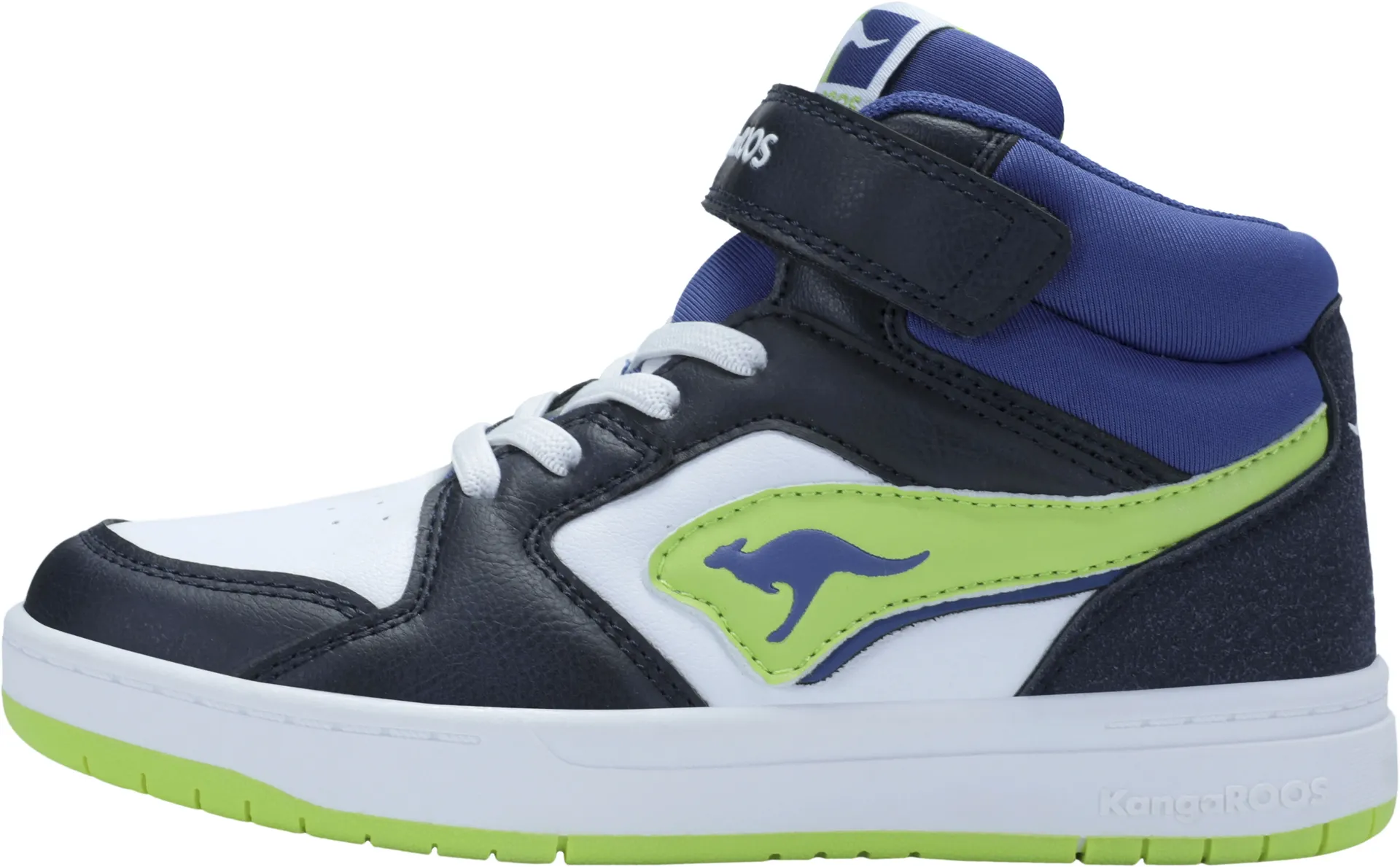 Кроссовки KangaROOS "K-CP Hogan EV", с застежкой-липучкой, цвет Blau-Lime — фото 2