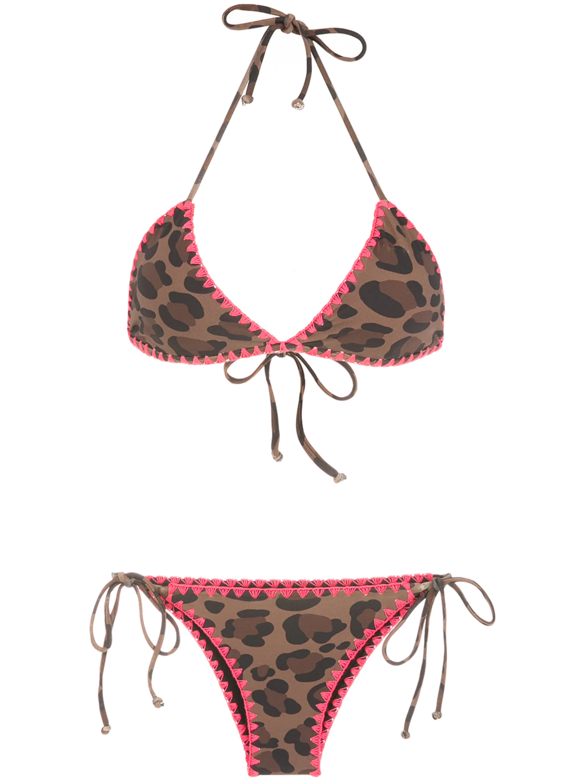 

Бикини с анималистичным принтом Brigitte, коричневый