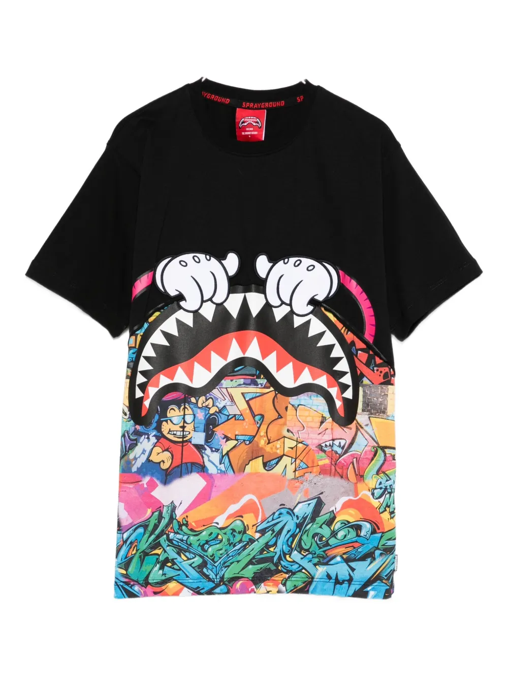 

Футболка с графическим принтом sprayground kid, черный