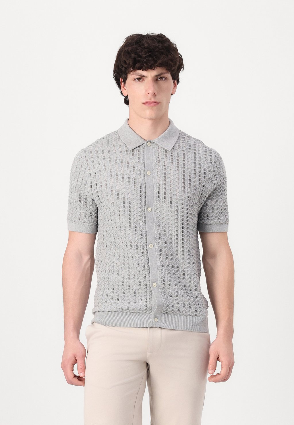 

Рубашка JPRLUCAS Jack & Jones PREMIUM, цвет Light Grey Melange