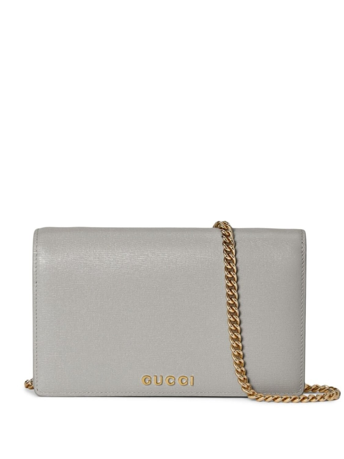 

Сумка Gucci на плечо с логотипом, серый
