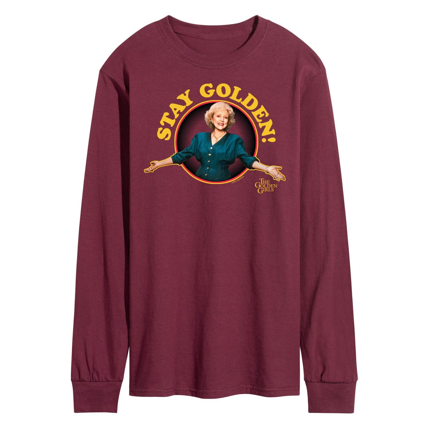 

Мужская футболка Golden Girls Stay Golden с длинными рукавами Licensed Character