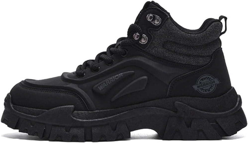 

Высокие черные кроссовки Y2K с дышащей сетчатой тканью, улучшенной поддержкой и комфортом для активного отдыха на улице и повседневной носки, с прочной нескользящей подошвой Zixcplaz