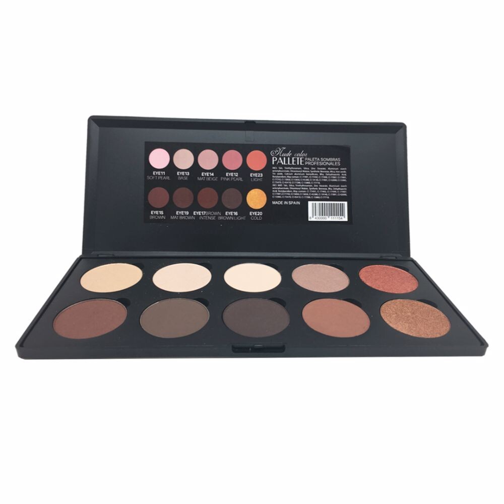 

Тени для век Paleta 10 Sombras Perssonal, цвет nude