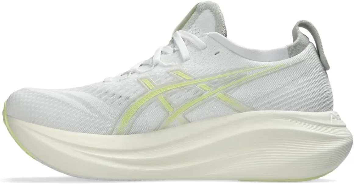 Мужские беговые кроссовки ASICS Gel-Nimbus 27, 2-White Glacier Grey. — фото 4