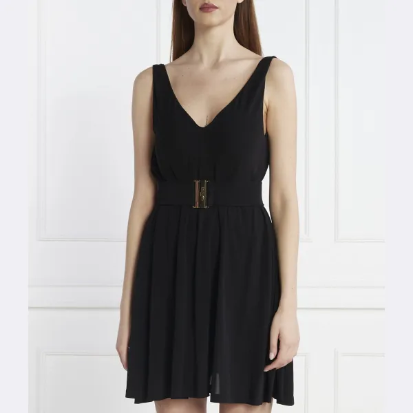 

Платье с поясом Pinko, черный