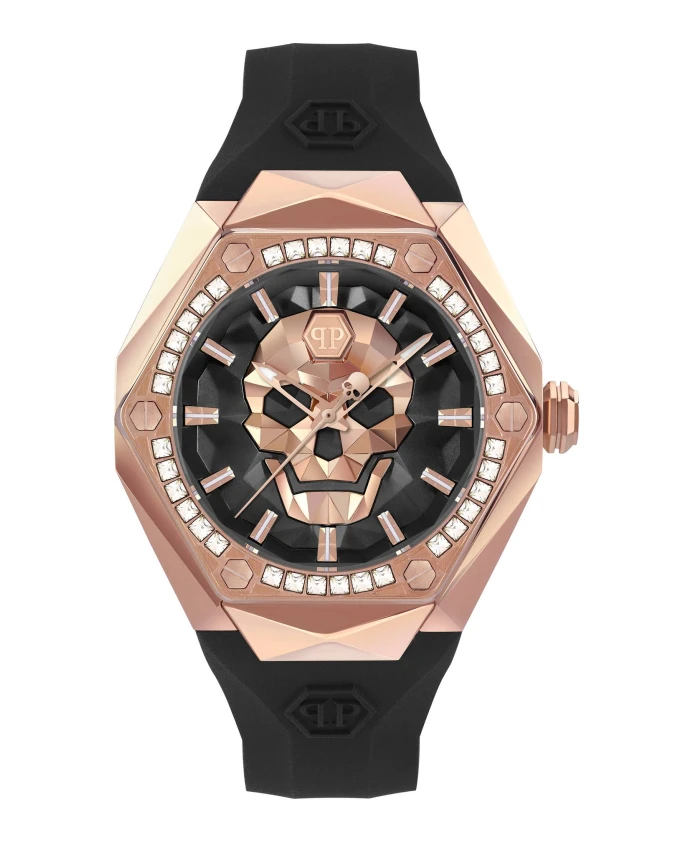 

Мужские часы Philipp Plein с шипами $kull Philipp Plein, черный