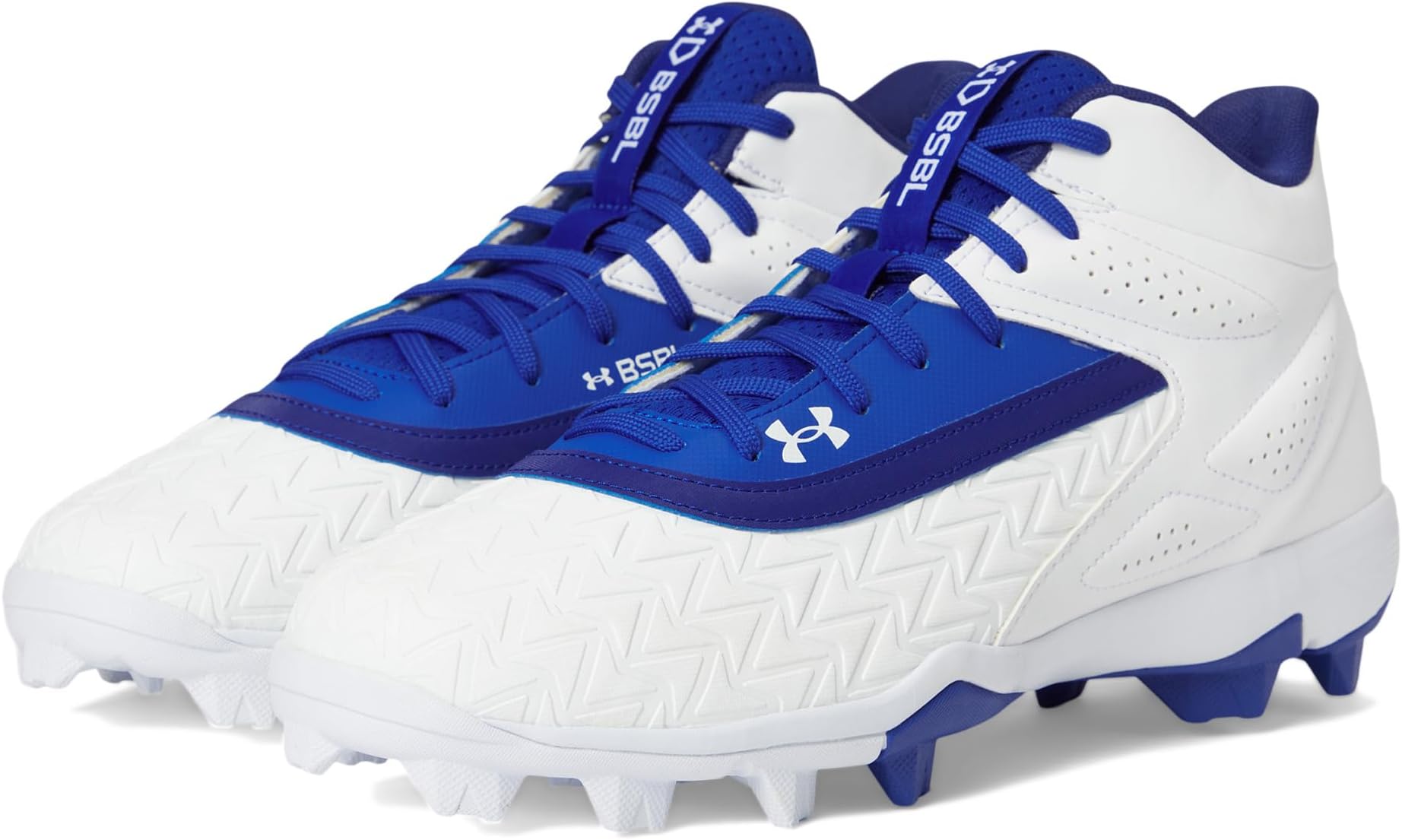 

Кроссовки Under Armour Leadoff Mid 3.0 Baseball Cleat, цвет Royal/White/Royal