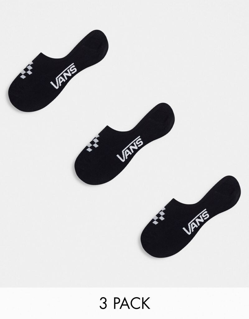 

Набор из трех черных носков Vans Classic Assorted Canoodles
