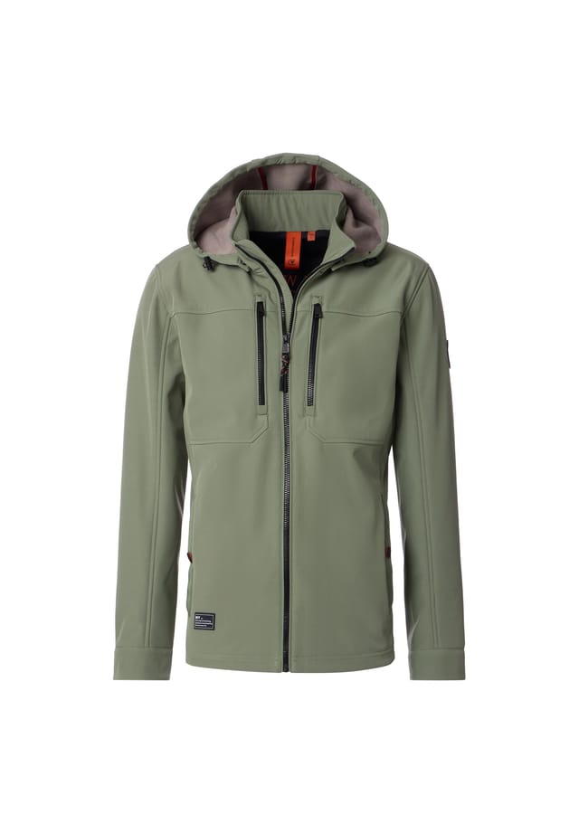 

Куртка Softshell однотонная Casamoda, зеленый