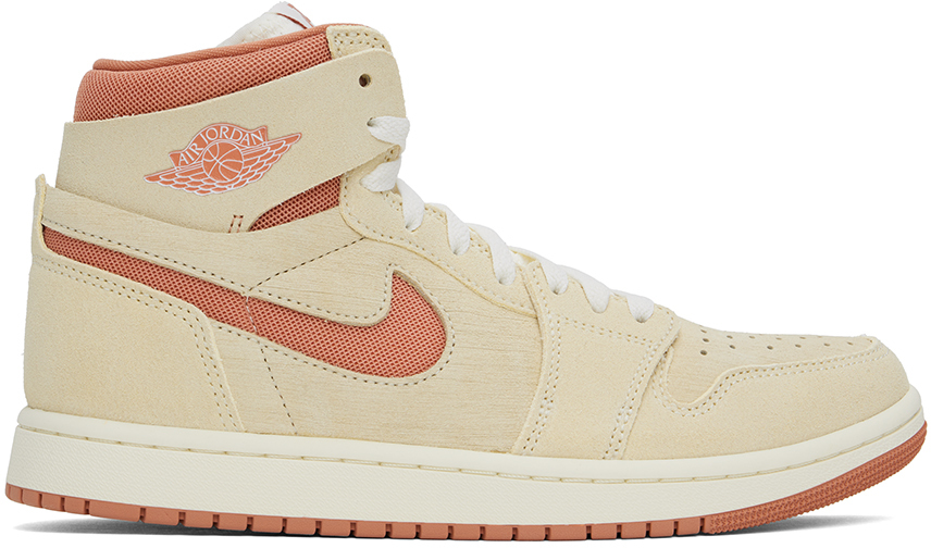

Бежевые кроссовки Air Jordan 1 Zoom CMFT 2 Nike Jordan, Бежевый, Бежевые кроссовки Air Jordan 1 Zoom CMFT 2 Nike Jordan