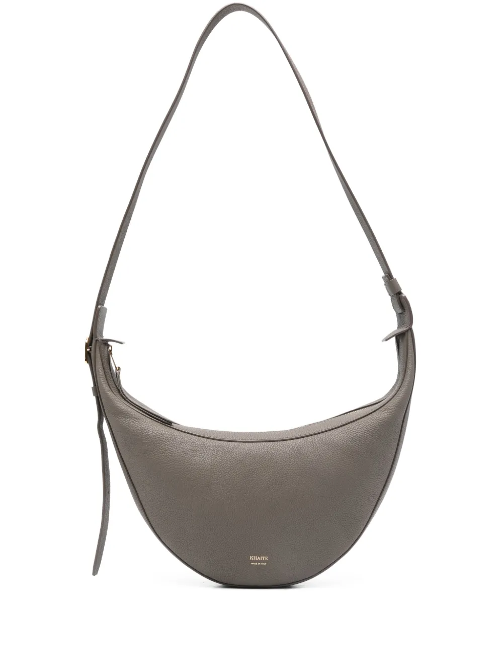 

Маленькая кожаная сумка через плечо Augustina KHAITE, серый