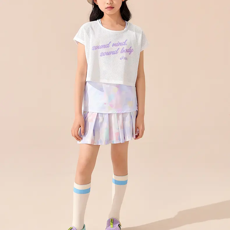 Футболка urban light trend комплект из 2 штук 0003 для детей 3-7 лет ASICS, экрю — фото 3