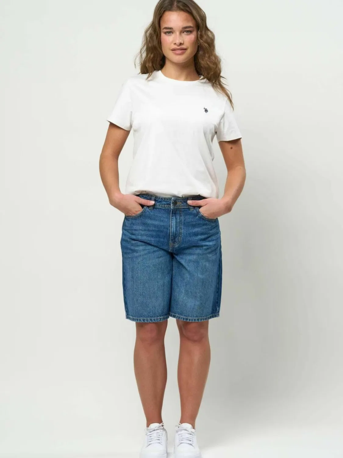 Обычные брюки ' UWLexa ' U.S. Polo Assn., Mottled Blue — фото 3