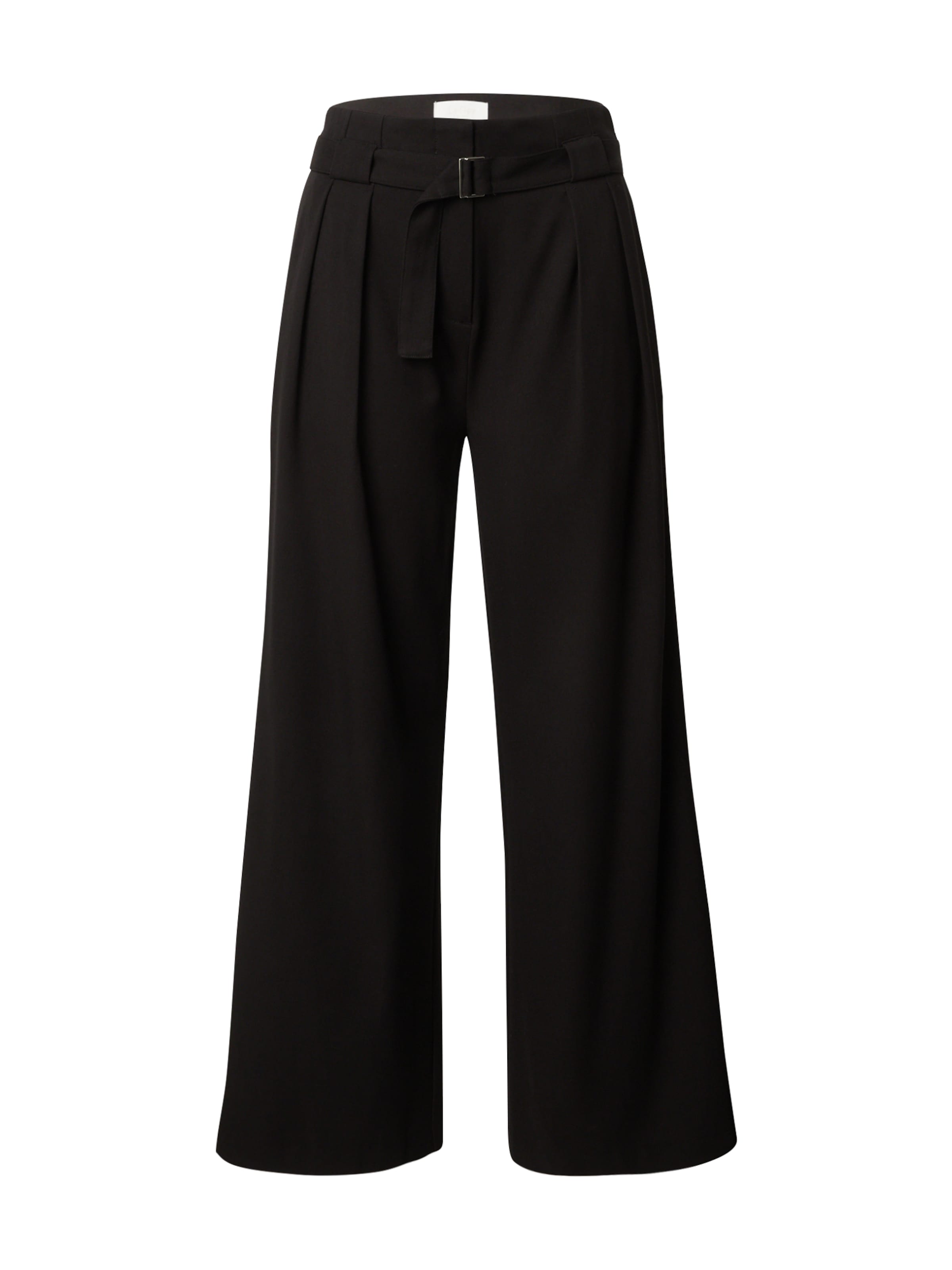 

LeGer by Lena Gercke Широкие брюки 'Viveka' с плиссировкой спереди в черном цвете