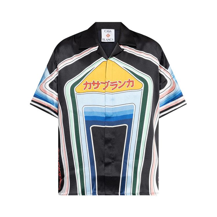 

Рубашка Casablanca Cuban Collar Short-Sleeve Shirt, Graphic Mountain