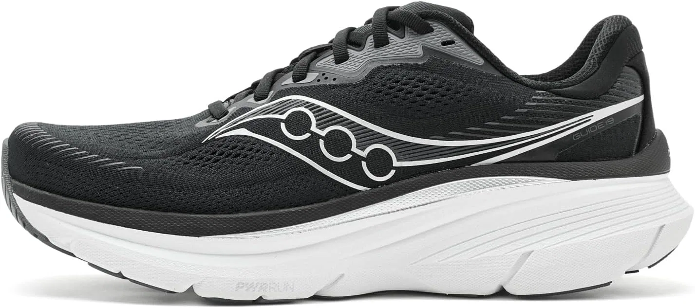 Мужские кроссовки Saucony Guide 19, Black Silver — фото 4