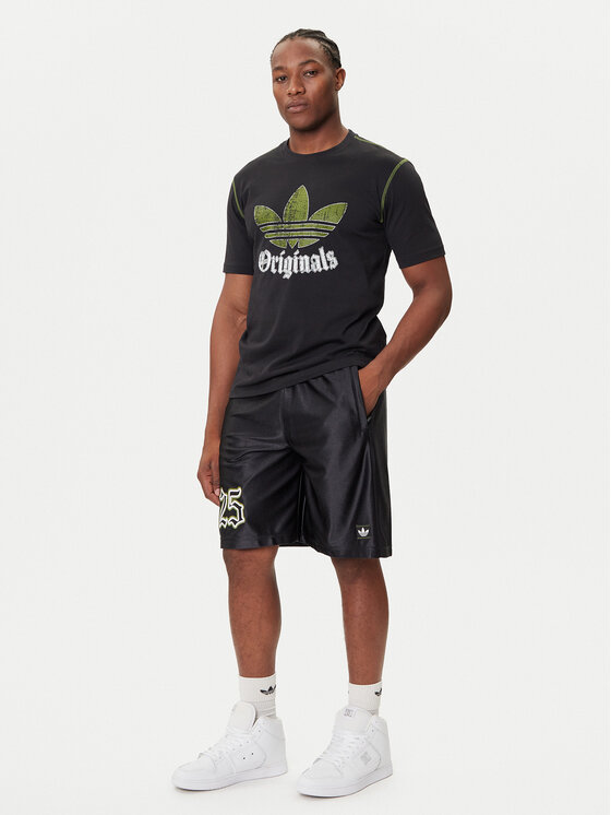 Спортивные шорты loose fit Number Graphic JY2769 Adidas, чёрный — фото 2