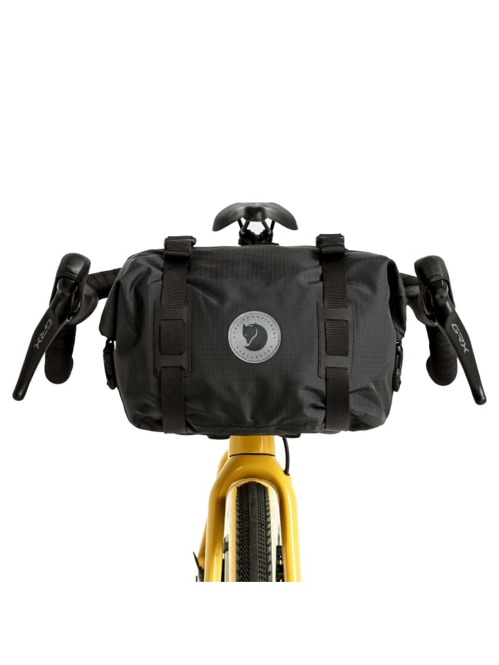

FJÄLLRÄVEN Сумка на руль Hoja Handlebar Rolltop - 23 см (черная) черного цвета