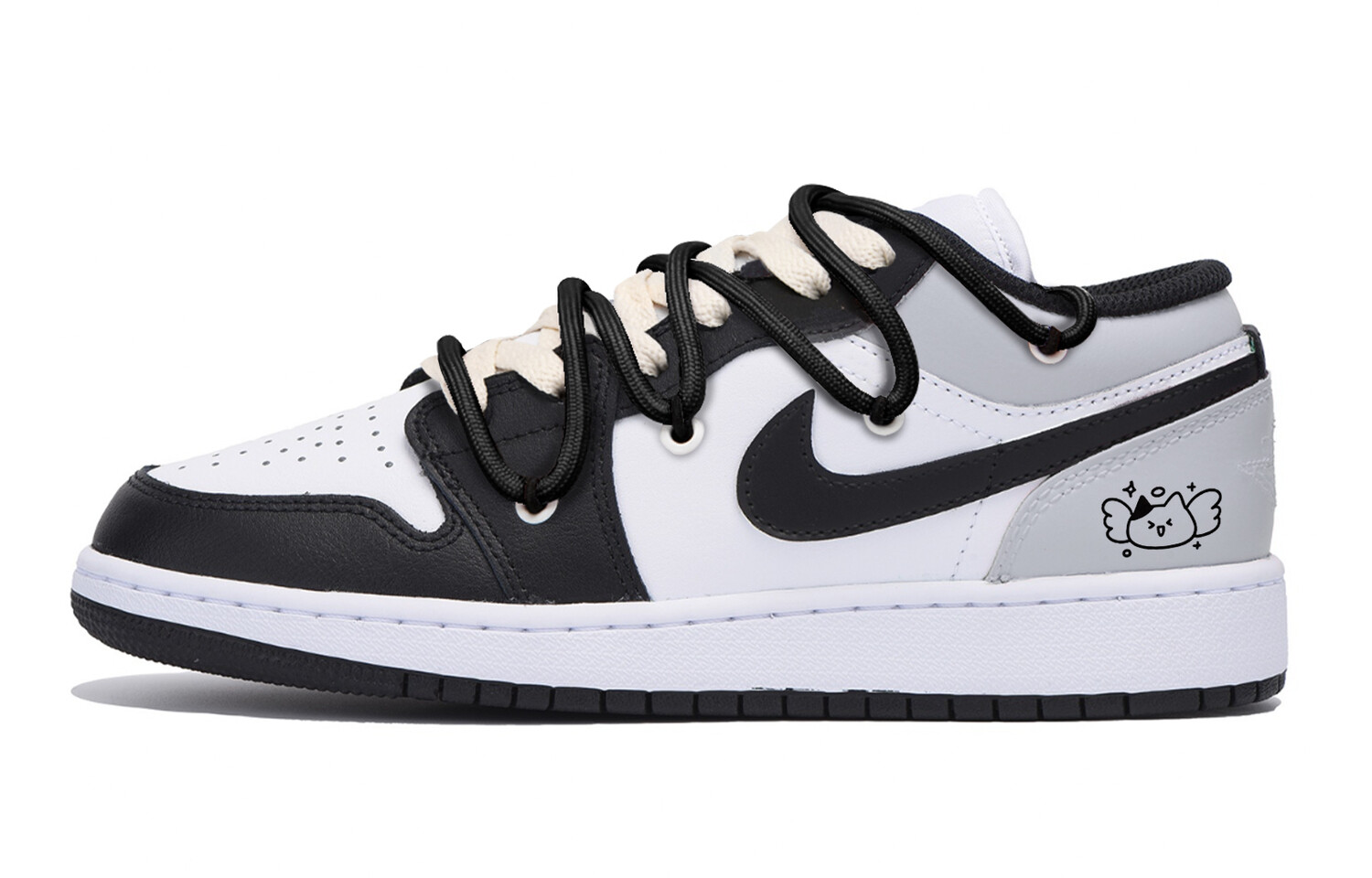 

Баскетбольные кроссовки Air 1 Vintage Men Low-Top Black/Temno Gray Jordan, Черный, Баскетбольные кроссовки Air 1 Vintage Men Low-Top Black/Temno Gray Jordan