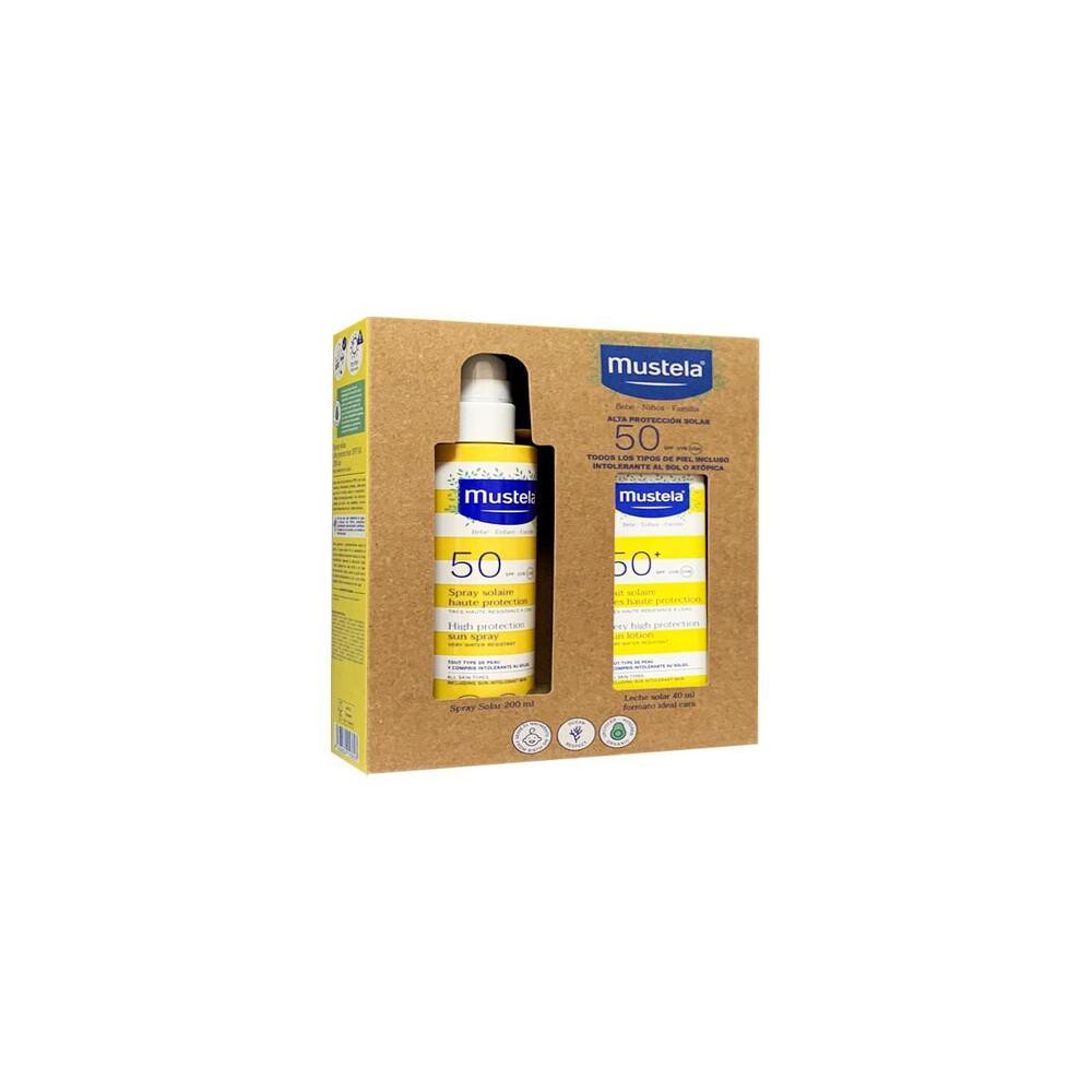 

Солнцезащитный спрей Mustela, 200 мл + Молочко для тела Mustela, 40 мл