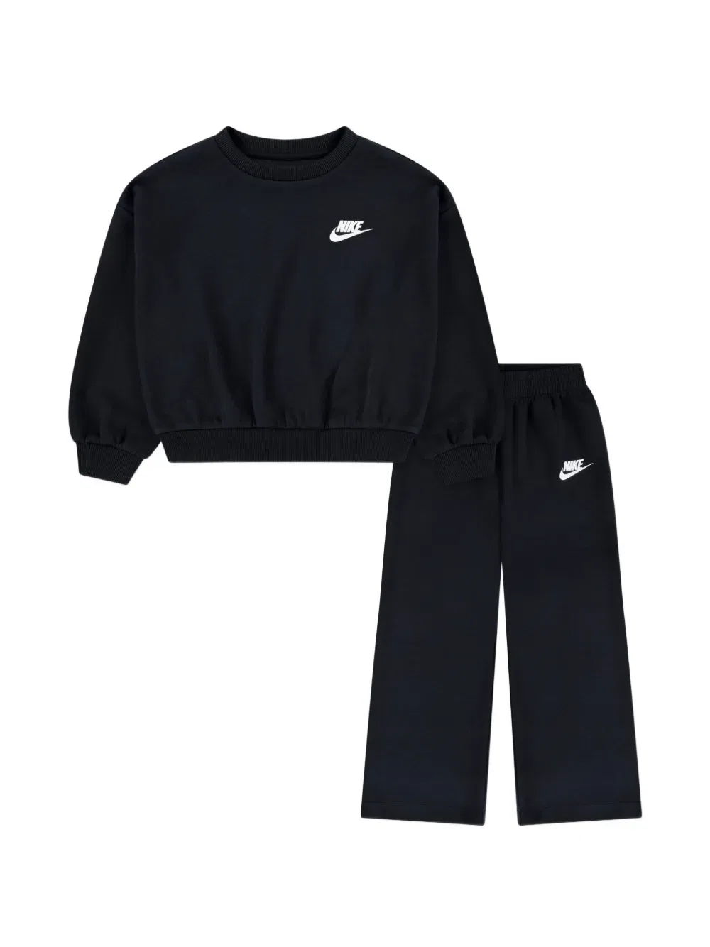 Спортивный костюм с логотипом (комплект из двух штук) Nike Kids, черный