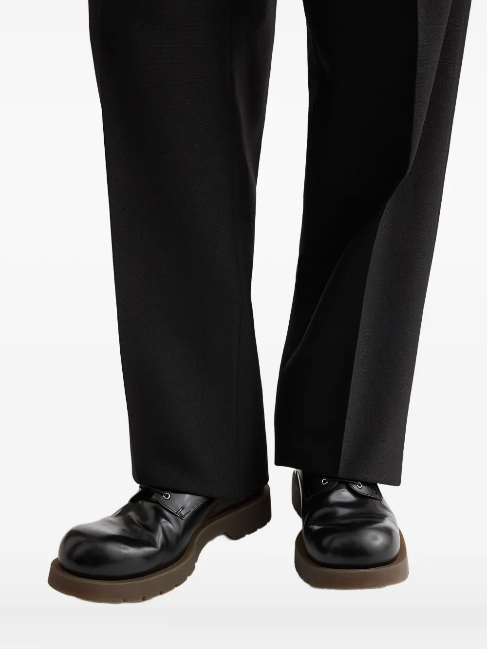 Туфли дерби на шнуровке JIL SANDER, черный — фото 4