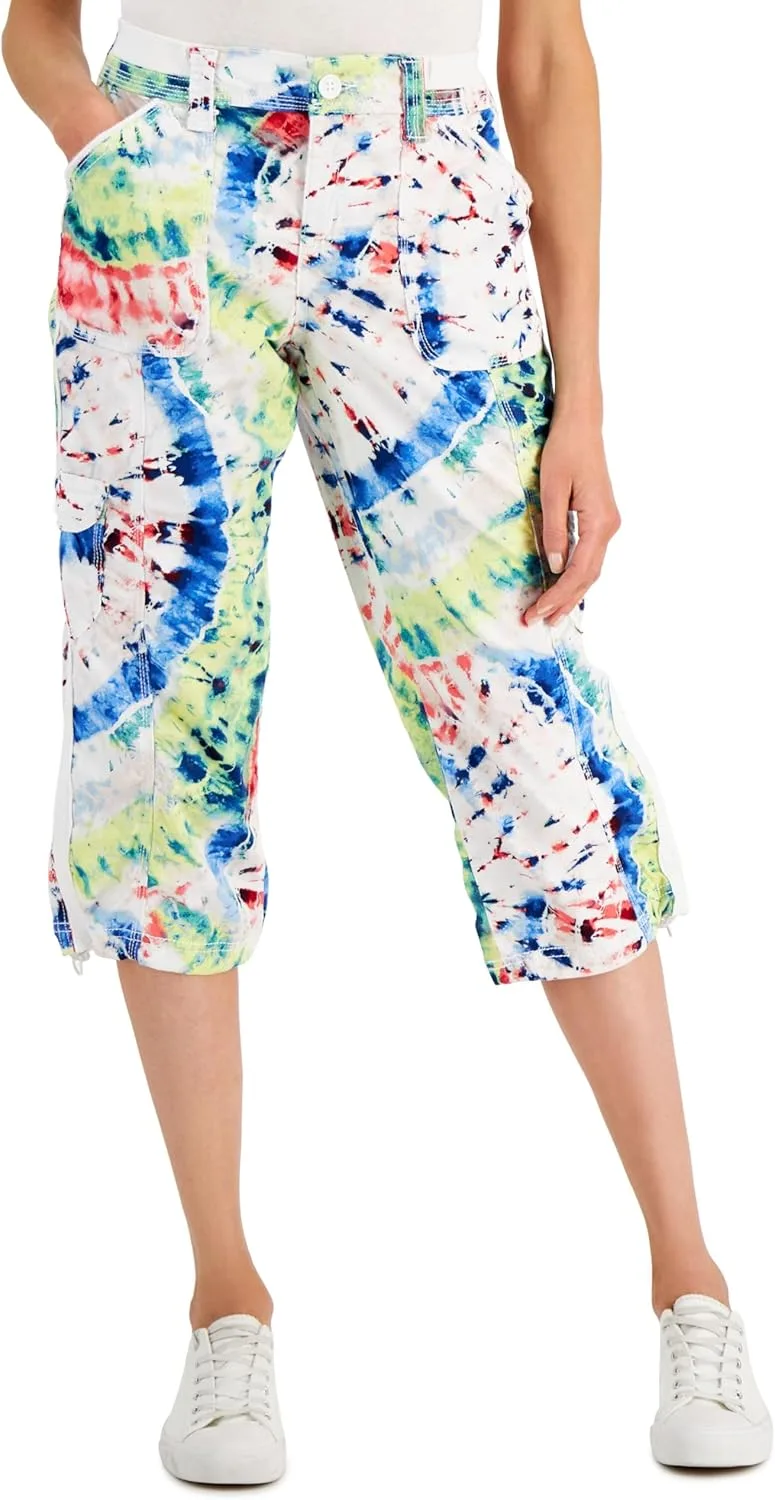 

Style & Co. Женские джинсы капри с принтом